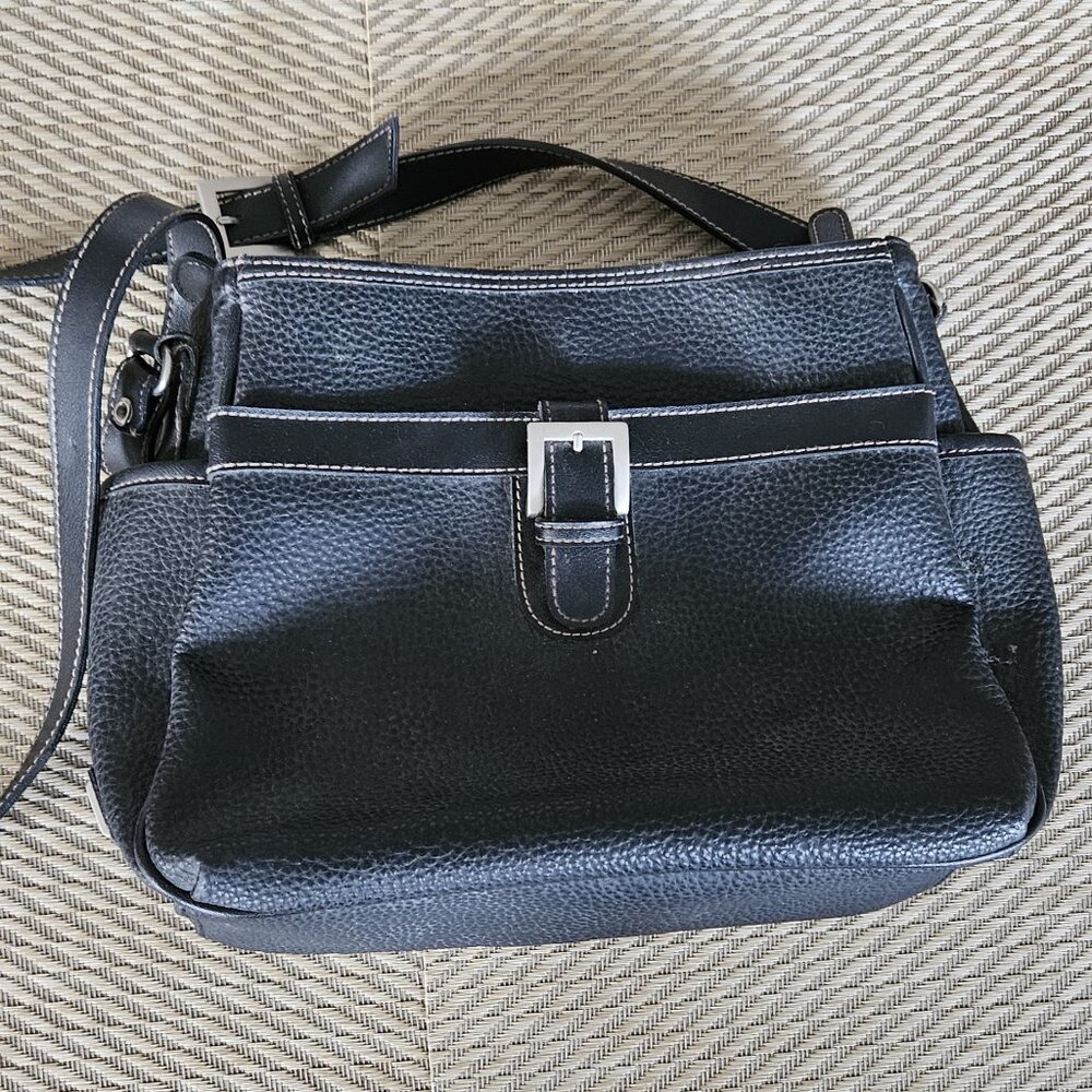 Vegan Pebbled Leather Shoulder Purse